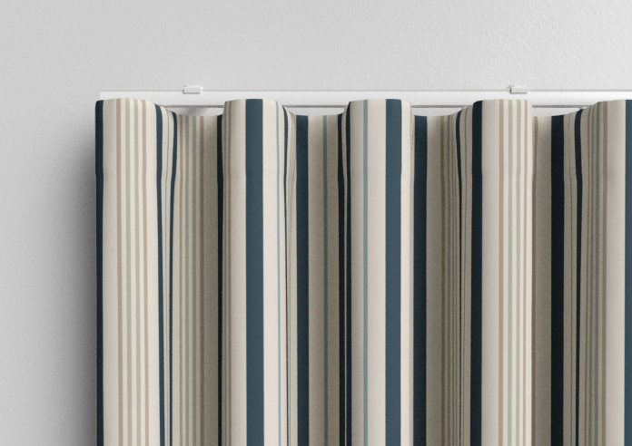 The British Stripe Co. George, Polzeath No.1 - Made to Measure Curtains - Image 13